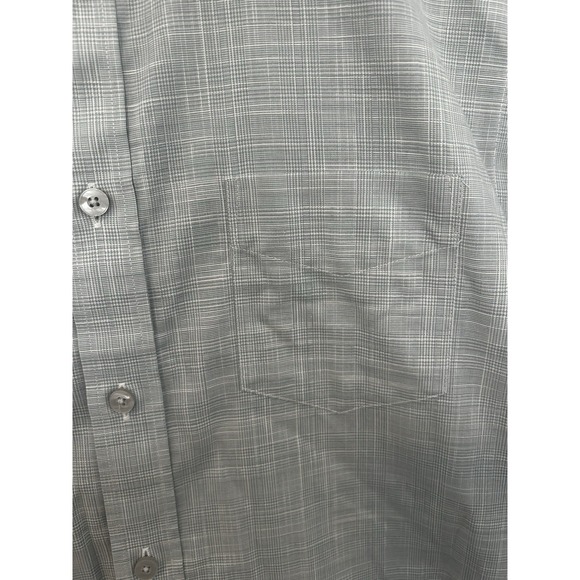 UNTUCKit Avellino WF Slim Fit Grey Plaid Button Down Shirt 40388 Mens Medium - Picture 3 of 6